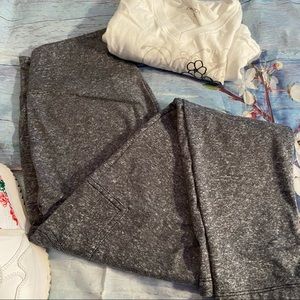 PINK gray active leggings sz M
